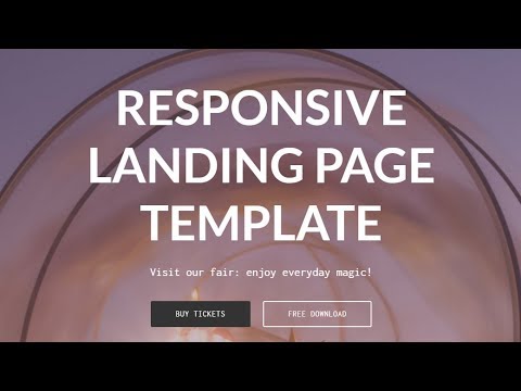 3 landing page templates for your website